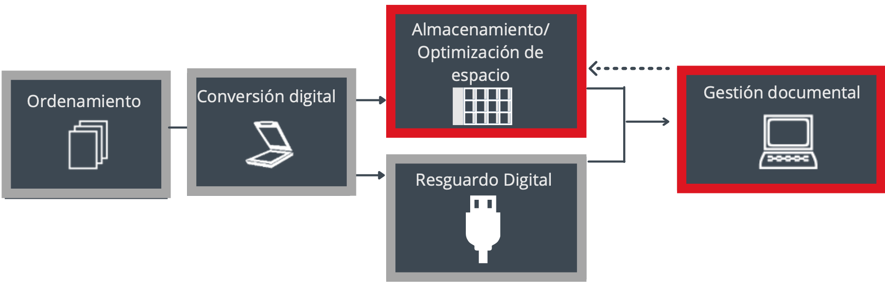 almacenamiento / Gestión Digital